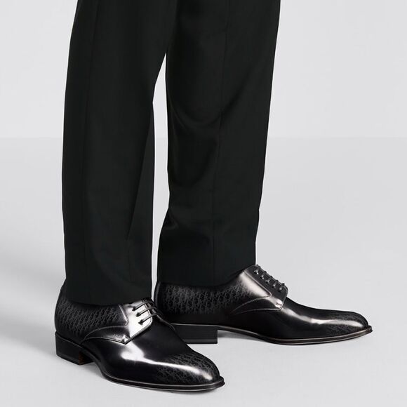 Dior Timeless Derby Shoe with Gray and Black Dior Oblique Gradient size 42 main image 11